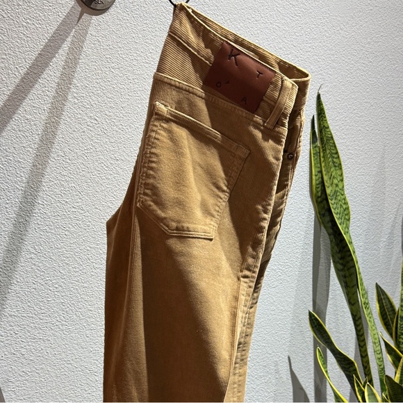 Men’s Hiroshi Kato Tan Corduroy Pants
